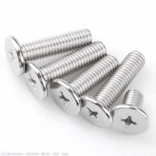 M1.4M2M3M4-M8 304 Stainless Steel  Ultra Thin Flat Wafer Head Screw Bolt