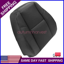 DRIVER Lean Back PERF Leather Seat Cover Black For 2007-2014 Cadillac Escalade