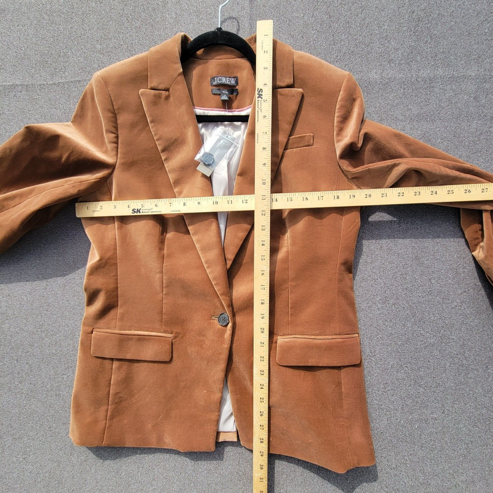 J Crew Size 12 Camel Willa Blazer eBay