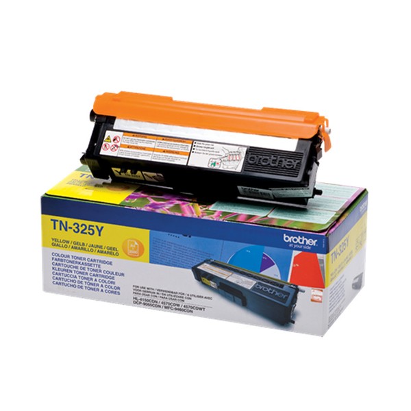 Brother TN-325Y Toner Gelb Yellow Bis Zu 3500 Seiten Hammer Neu-image