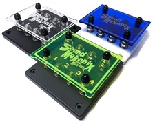 Heavy Duty Quad (4 Spot) Bolt ANL Fuse Holder - Pass Thru - Made in USA