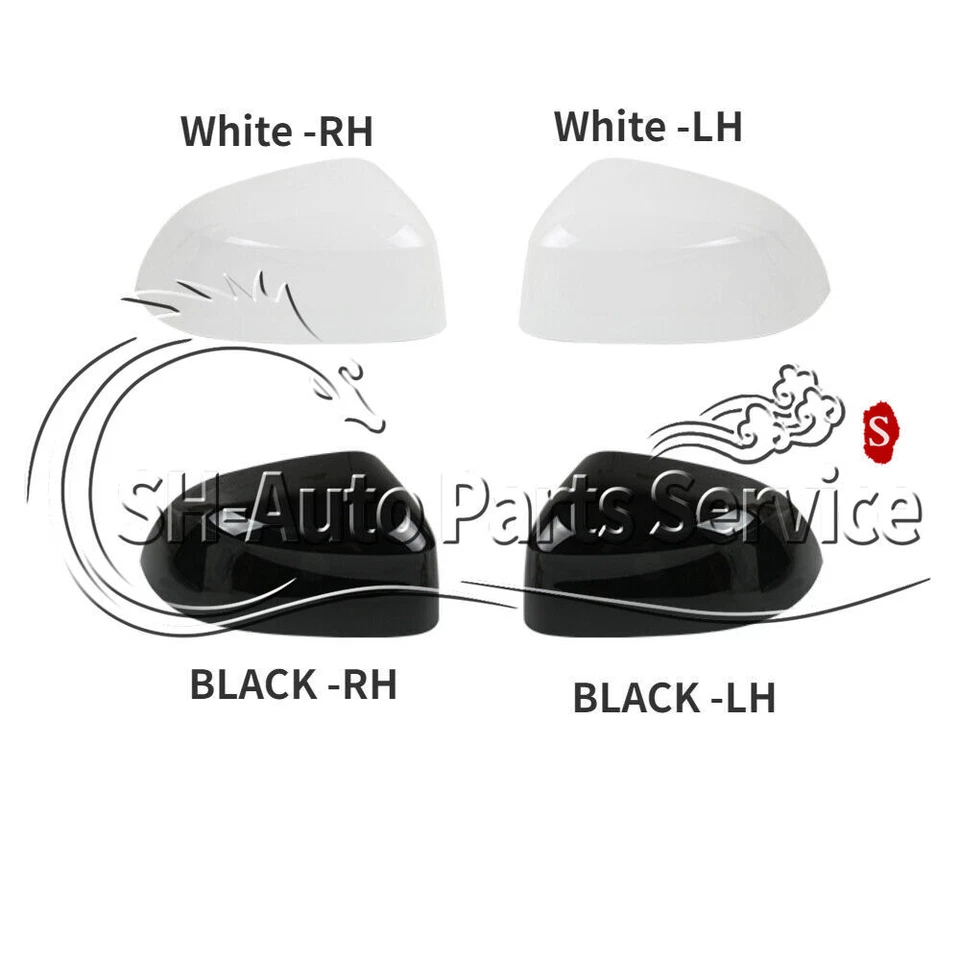 Tapa de la cubierta del espejo retrovisor lateral del coche para BMW X5 X6 2014-2017 BMWX3 X4 2014-2016 Foto 3 de 4