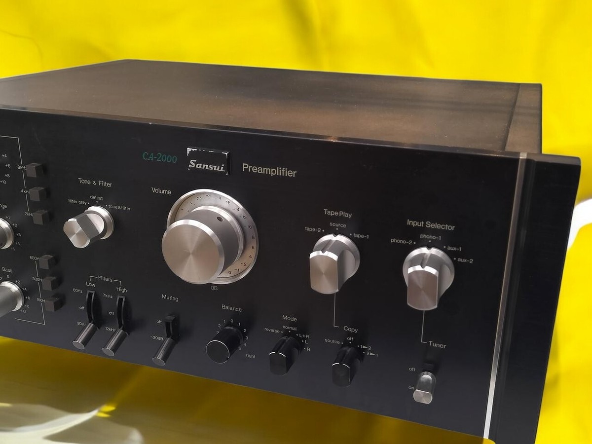 SANSUI サンスイ　CA-2000 アンプ Sansui CA-2000 2 Channel Pre-Amp/Processor Amplifier for