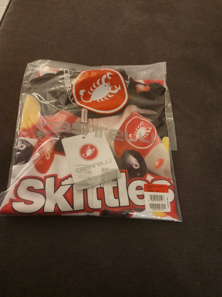 Supreme Castelli Skittles Cycling Jersey Full Zip Mens Large Supreme Castelli Skittles Cycling Jersey Full Zip Mens Large