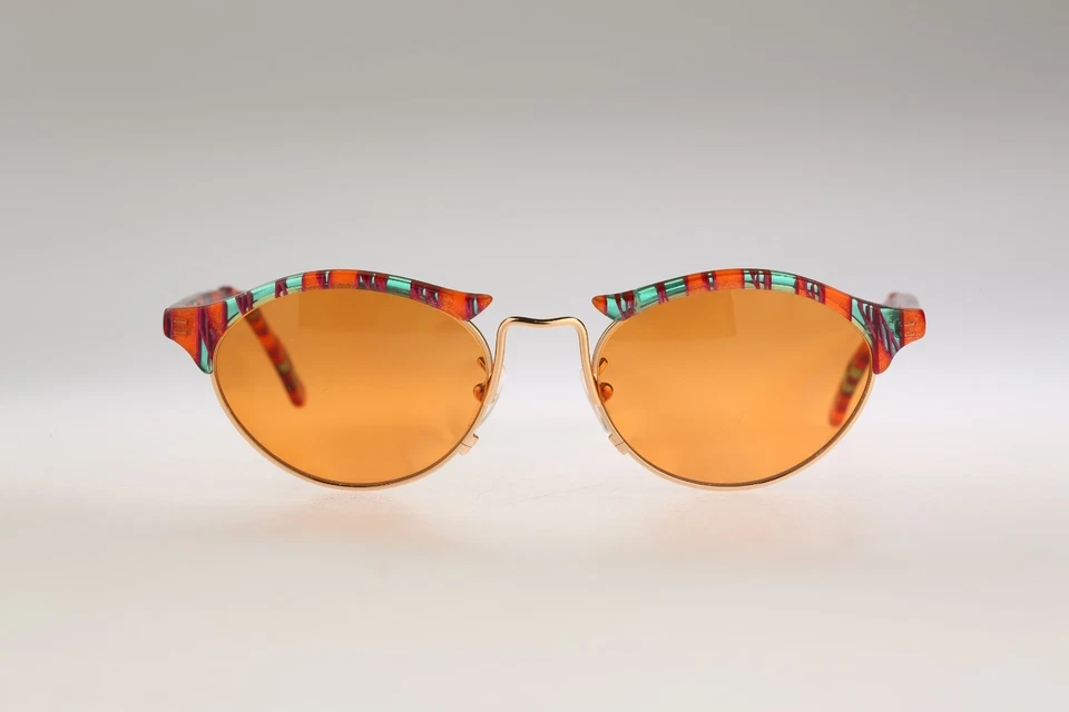 Robert Rudger 0840 137 01, Gafas de sol vintage años 90 coloridas ojo de gato para mujer, nuevas de stock Foto 2 de 4