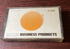 Lanier Business Products Dictation Tape C-60 Broken Seal Cassette Blank New