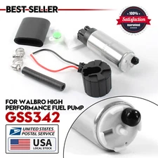 For Walbro TI 255 LPH High Pressure Electric Fuel Pump Kit Universal OEM GSS342