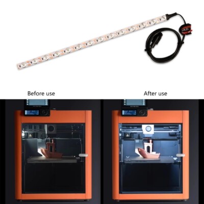High Brightness LED Light Bar For Mini 3D Printer Easy Installs