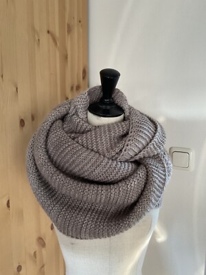 SOULFRIEND BY MARGOT BIS Damen Winter Strick Schlauchschal Hellbraun