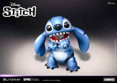 BLITZWAY CARBOTIX Stitch Disney Movable Figure Painted Robot H16cm