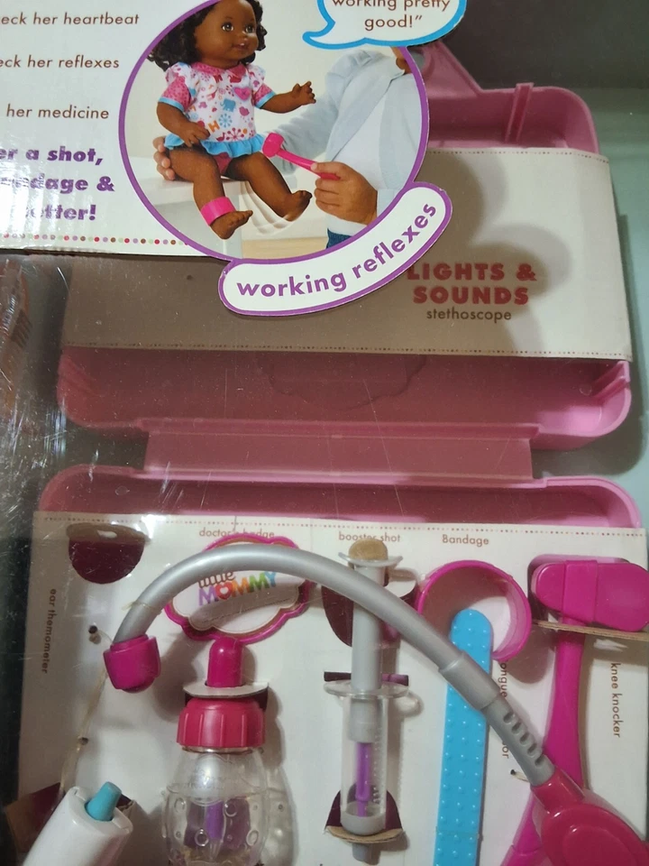 LITTLE MOMMY DOCTOR MOMMY 2012 INTERACTIVE  DOLL NEW IN BOX MATTEL RARE - Image 4 of 4