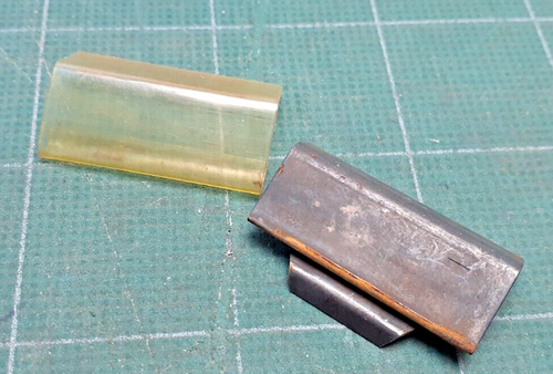 50 metal Label Tags for Drawer Dividers Clip-on spring steel & Plastic cover USA - Picture 4 of 6
