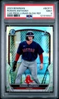 2025 Bowman Chrome Roman Anthony Lunar Glow Refractor #BCP71 PSA 9 MINT 1st