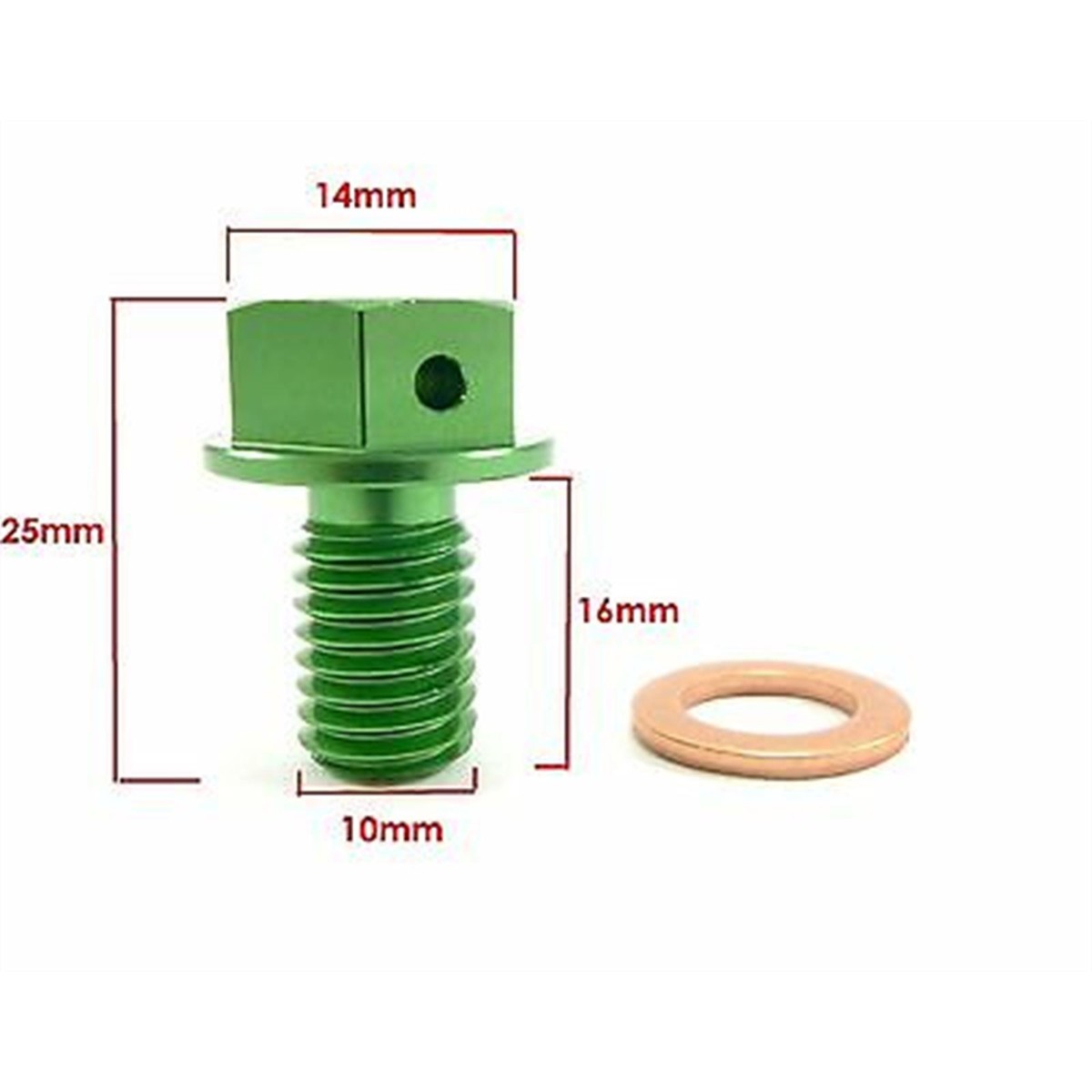 メル 2FastMoto Magnetic Engine Oil Drain Plug Bolt For Kawasaki KX250F
