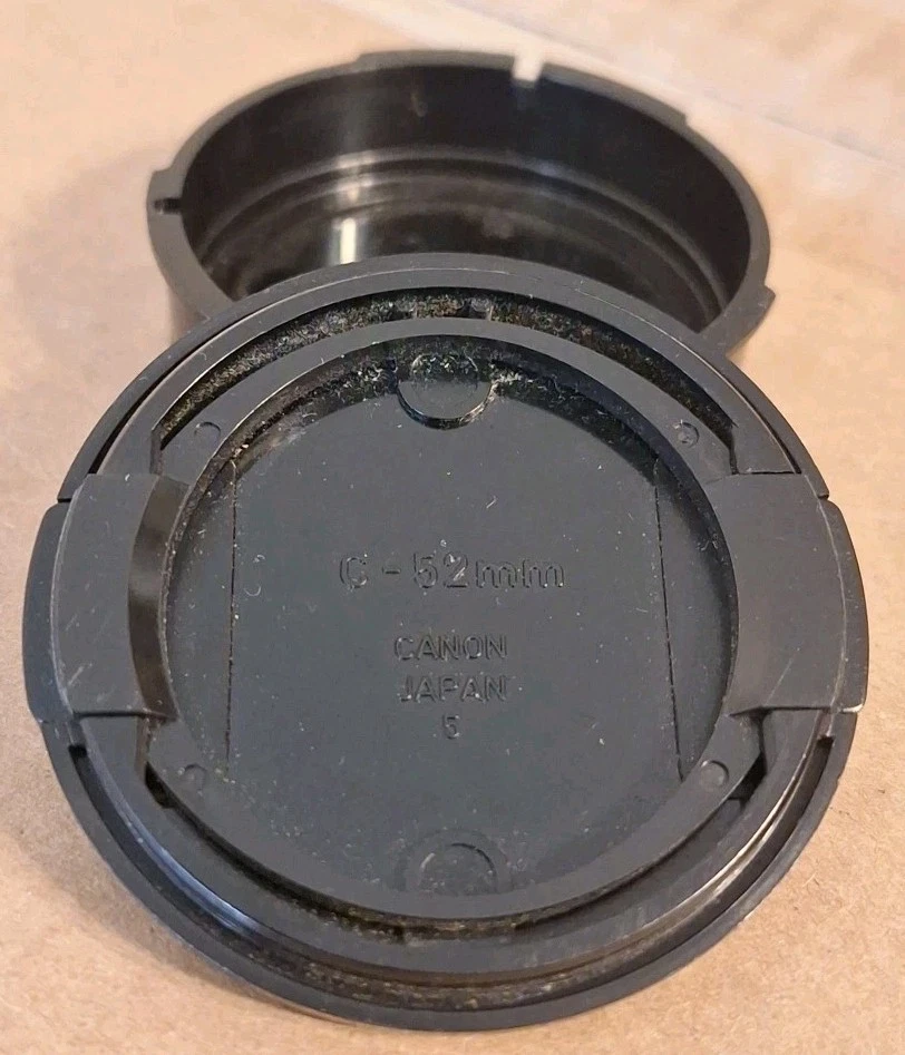 Canon FD 52mm 1984 Official 35mm Olympic Games lens Front&Rear caps - Image 2 of 4