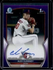 2023 Bowman Draft Alex Clemmey Chrome Auto Purple Refractor 1st #233/250