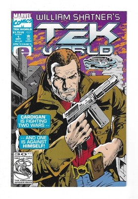 TEK WORLD #1 --- WILLIAM SHATNER! HI-GRADE! Epic (Marvel) Comics! 1992! NM