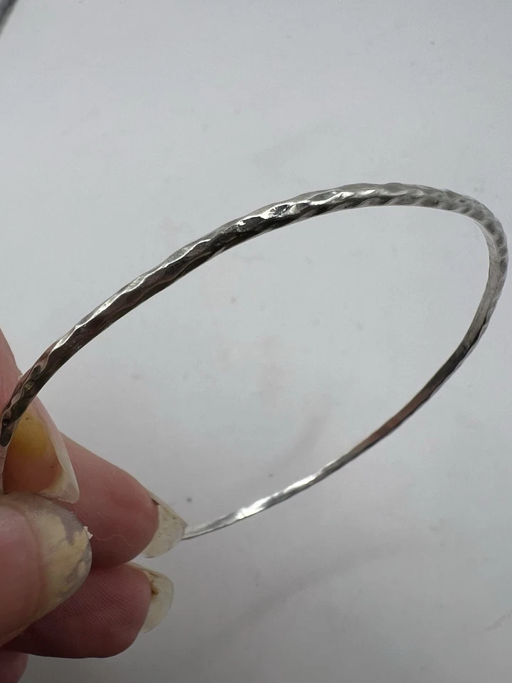 Brazalete y bolsa Tiffany & Co de plata esterlina Paloma Picasso martillado 925 Foto 3 de 4