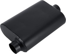 2.5 Inletoutlet 409 Stainless Steel Muffler For Cars Trucks 17 Length 2.5 Inletoutlet 409 Stainless Steel Muffler For Cars Trucks 17 Length