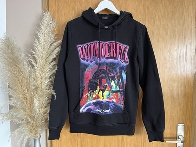 Mister Tee Wonderful Hoodie Gr. S ~ Schwarz mit Design Festival Kapuzenpullover