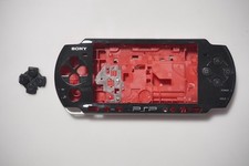 Sony PSP 3000 Black Red color used OEM shell only