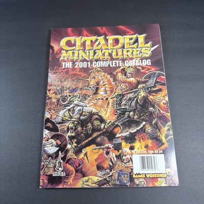 GW Citadel Catalog Citadel Miniatures Complete Catalog 2001 VG/GD