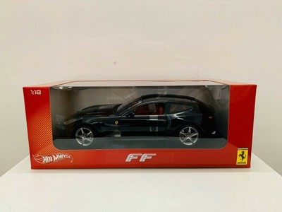 Hot Wheels 1:18 Scale Die-Cast Model Car Ferrari FF Black X5526