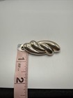 VTG CHUNKY DESIGNER 925 CO. MEXICO STERLING ABSTRACT KNOT SWIRL PIN.13.2 GRAMS. — photo 7