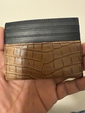 ETRO CROCODILE CARD HOLDER