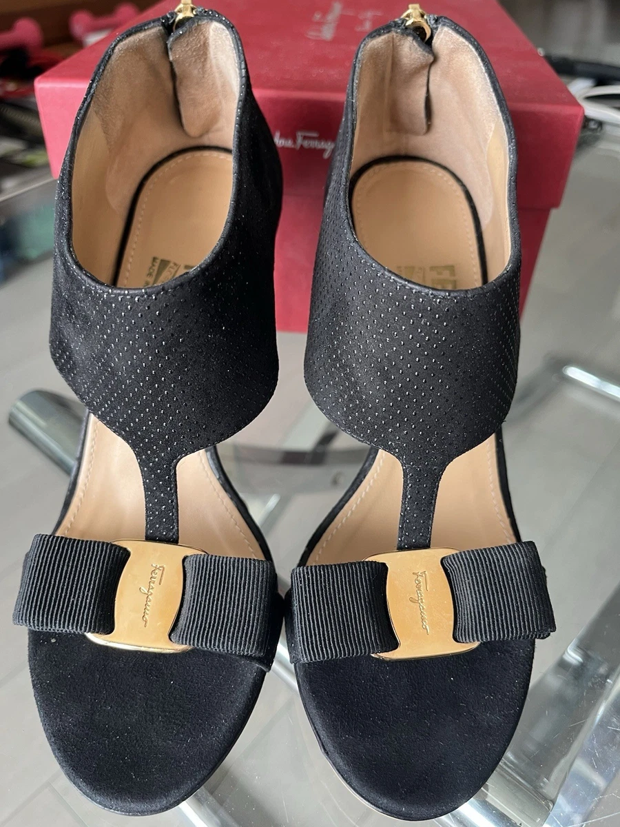 フェラガモ　 NARINA DOTS 5.5 Ferragamo Women's Polka Dot for sale | eBay
