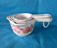 Pioneer Woman Floral Melamine Measuring Cups Set of 4 Kitchen Cooking