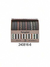 10 Rolls 5mm x 2m Washi Tape Set 240816-6 Ret...