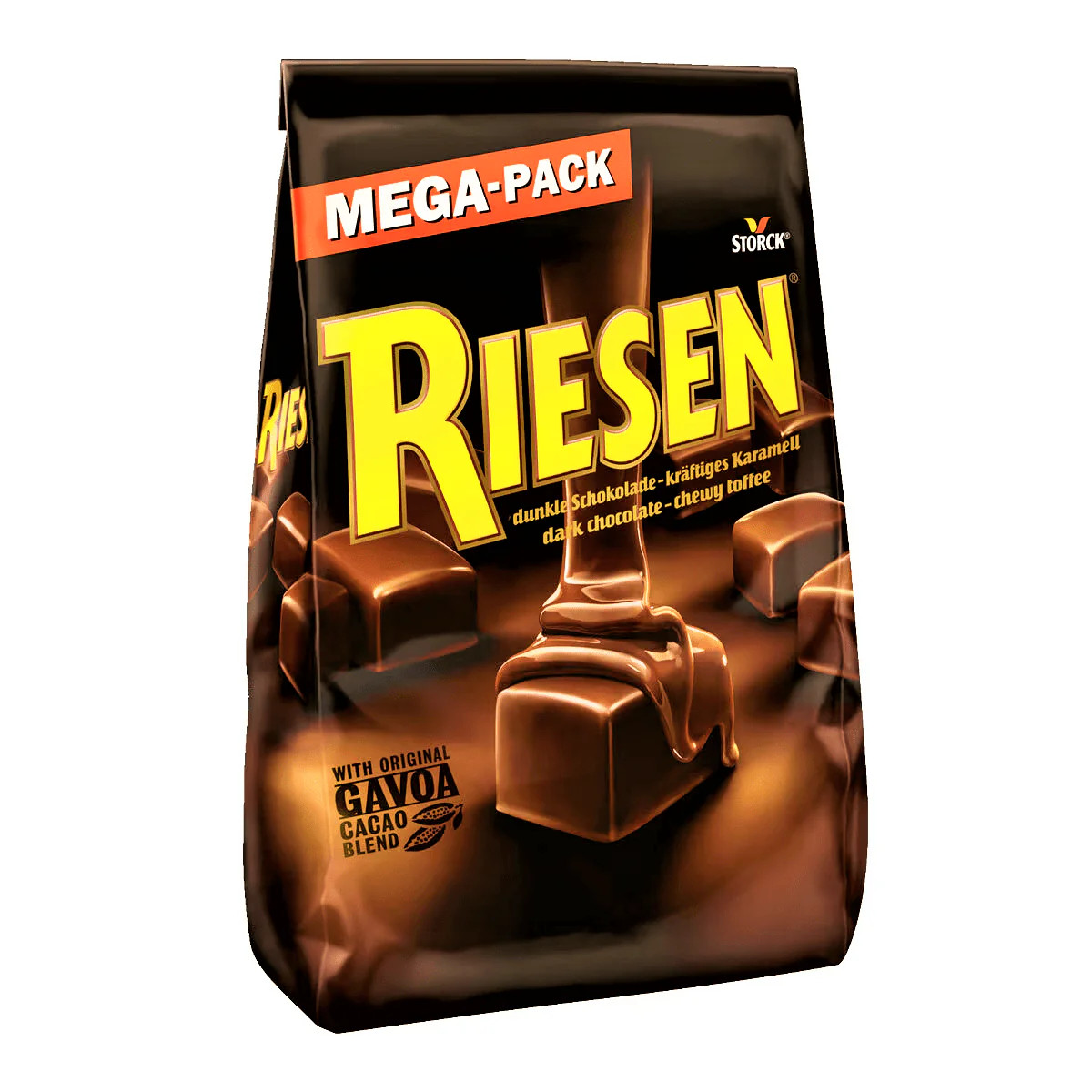 RIESEN Dark Chocolate Chewy Toffee MEGA PACK 900g