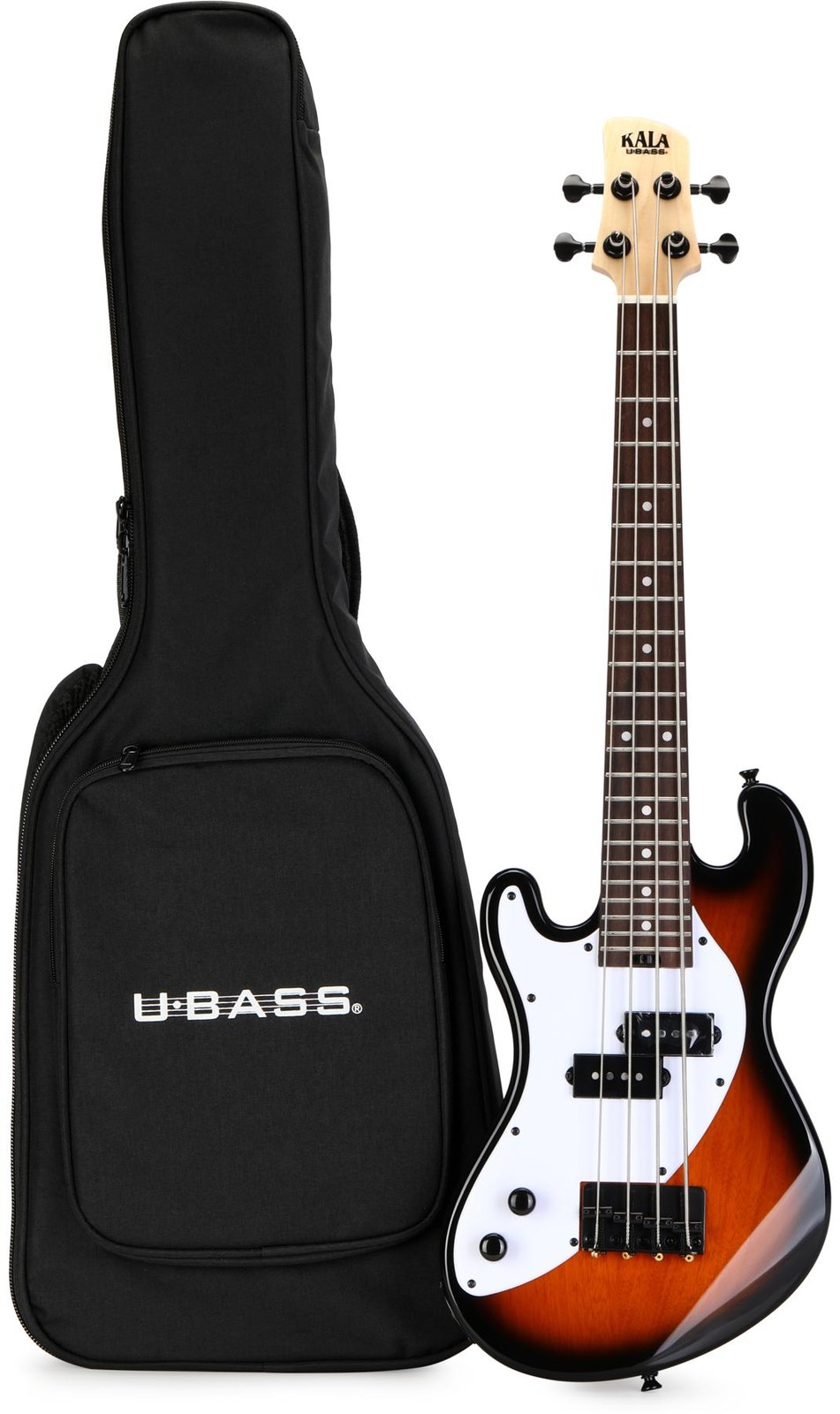 Электрическая бас-гитара Kala Solidbody U-Bass для левой руки - Tobacco Sunburst 58290₽