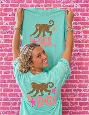 Monkey See Monkey Do Tee