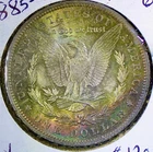 1885-O Morgan Silver Dollar - Ungraded BU - Very Nice Color Reverse