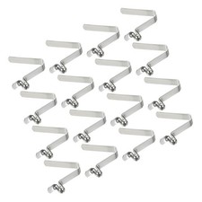 16pcs Kayak Paddle Snaps Button Single Pin Lock Tube Spring Clips 5.5x3.8mm
