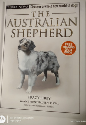The Australian Shepherd book & DVD Training Photos, Illus, Resources HC NEW 2007