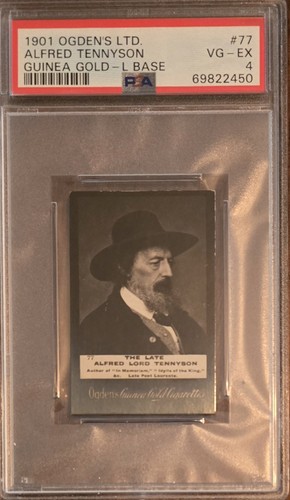 1901 Ogden's Guinea Gold, Alfred Tennyson, PSA 4! [L Base] - Auction!