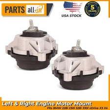 2Pcs Left & Right Engine Motor Mount Fits BMW 228i 230i 328i 330i xDrive X3 X4