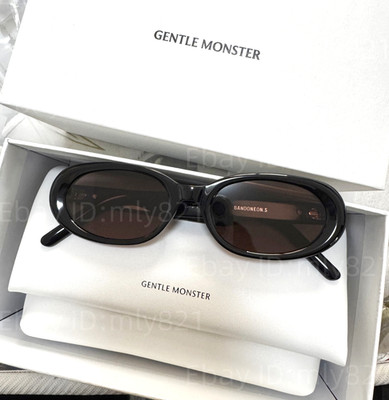 GentleMonster Sunglasses Bold Bandoneon.s Black Frame Brown Lenses