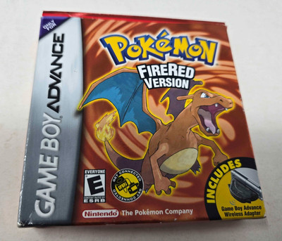 Pokemon FireRed (Nintendo GameBoy Advance, GBA) - Authentic Complete