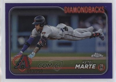 2024 Topps Chrome Purple Refractor 83/250 Ketel Marte #35 09br