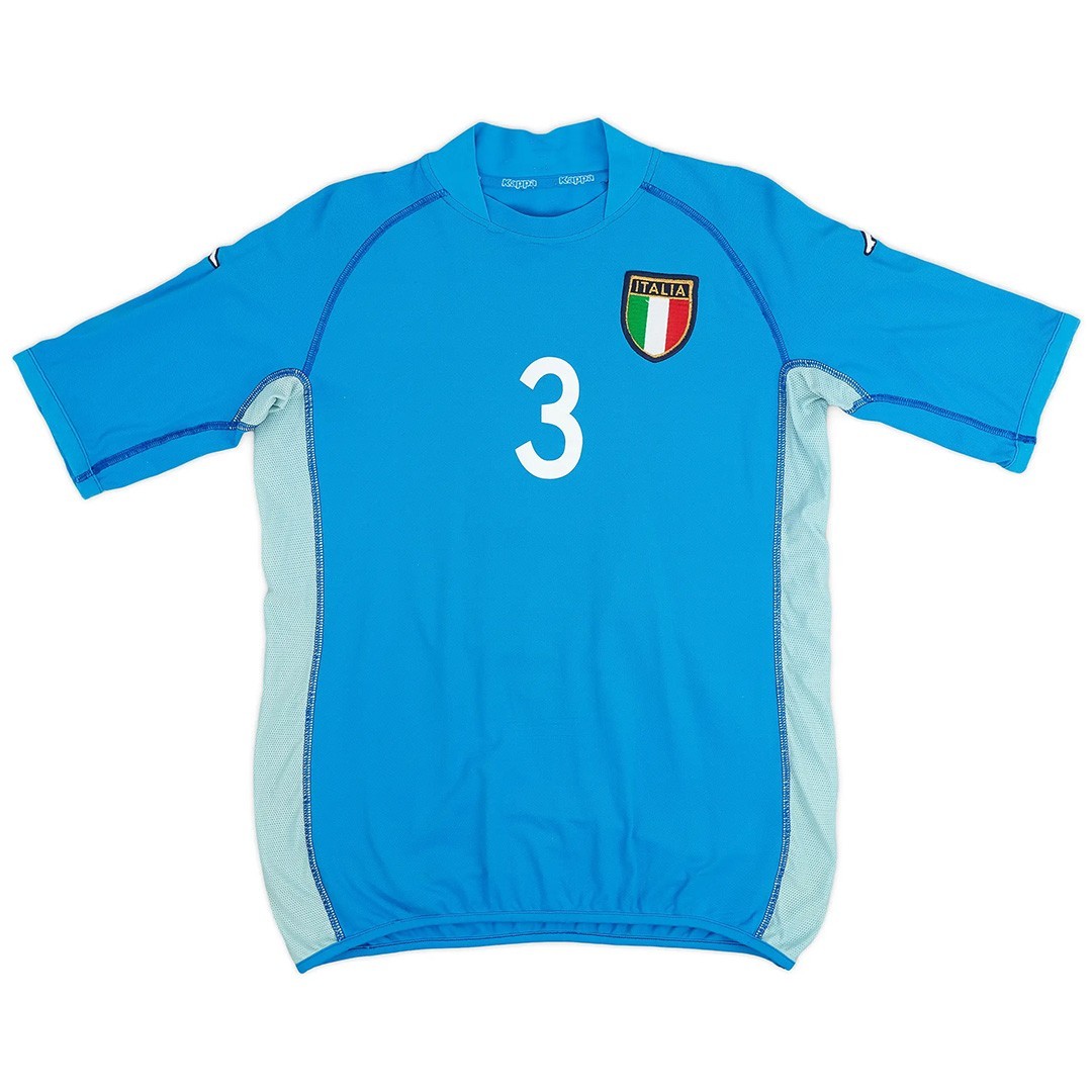 MALDINI #3 Italy Home Jersey World Cup 2002 SIZE XL | eBay