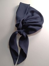 Special coolness Navy Chiffon Ribbon Hair Hat