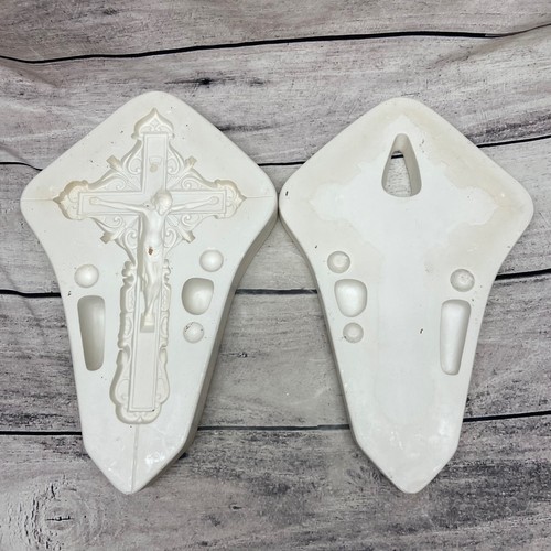 Vintage Duncan Ceramic Products Crucifix Slip Casting Mold DM 499 1973