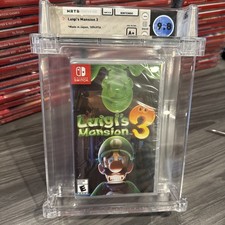 Luigi's Mansion 3 Nintendo Switch, New Sealed GRADED WATA 9.8/A 