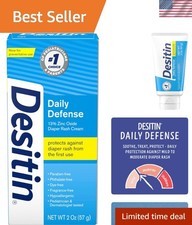 Soothing 2oz Diaper Rash Cream with 13 Zinc Oxide - Pediatrician Recommended