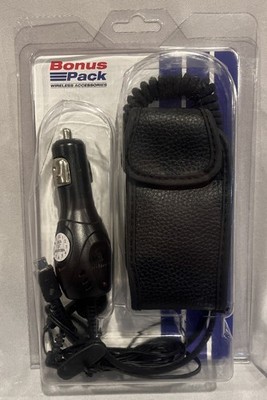 NEW 2010 Technocel ''Bonus Pack'' Micro USB Vehicle Power Charger & Accessories