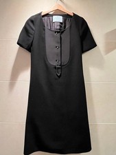 PRADA black dress 36 F/S from Japan